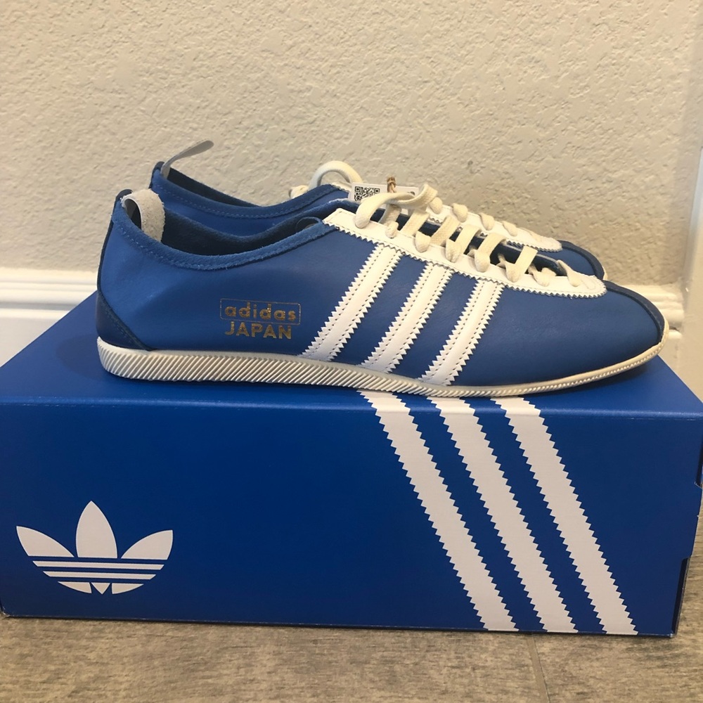 New Adidas Originals Country Japan Sneakers Blue Men's Shoes Multi Sizes